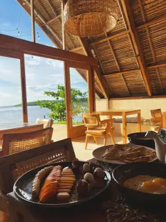 Jedzenie w restauracji Tao Resort na Madagaskarze