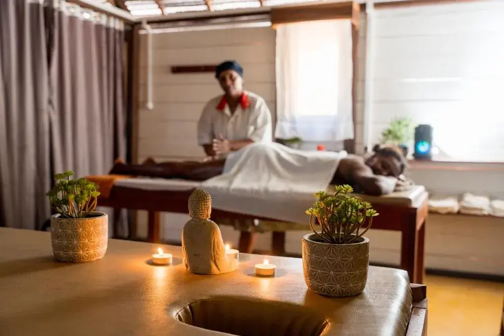 Strefa SPA i masaży w Madakitecamp na Madagaskarze