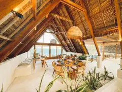 Restauracja przy willach Garden View w Tao Resort, Madagaskar